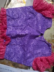 Pink Purple New Crop Top Without Tag