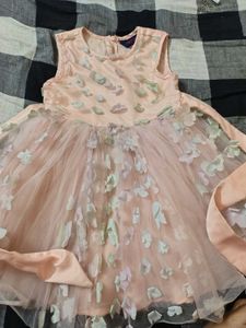 Pretty Peach Party Dress