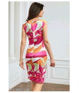 Floral Print Bodycon Dress