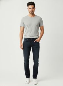 Stylish Dark Wash Denim Jeans