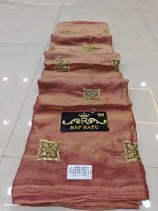 Elegant Embroidered Silk Saree