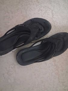 Black Flip Flop Sandals