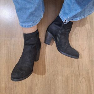 Bruno Maneti Black Heeled Boots