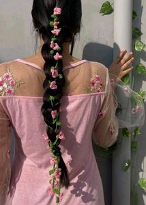 Floral Braided Hair Accessory