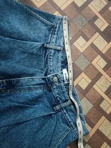 Wide Leg Denim Jeans