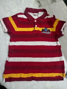 Striped Polo T-Shirt