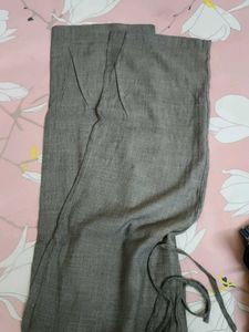 Embroidered Grey Sleeveless Blouse