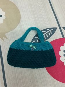Cute Mini Handmade Woollen Handbag Cluth