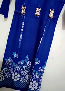 Navy Blue One Piece Dress