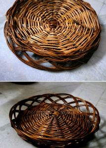 CANE ROUND BASKET