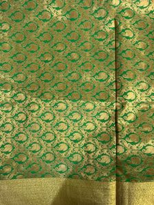 Green &amp; Gold Saree