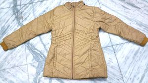 Tan Quilted Padded Jacket