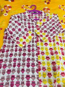 Cute Owl Print one piece