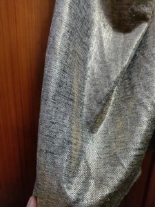 New Cowl Neck Metallic Dress