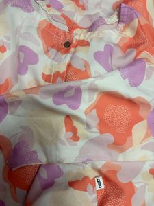Colorful Cloud Print Kurta Set