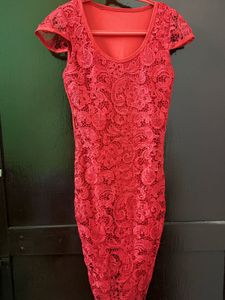 Stunning Red Lace Dress