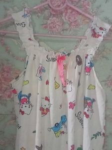 📢Cute Hello Kitty Nightgown
