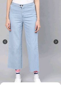 Light Wash Wide Leg Jeans