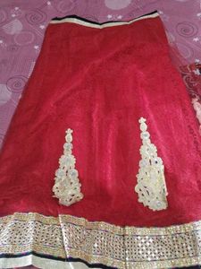 Stunning Red Lehenga Skirt