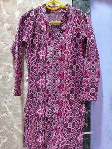 Floral Print Kurta - Unique Design winter wear