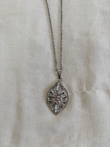 Sparkling Diamond Pendant Necklace