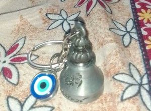 Evil Eye Bell Keychain