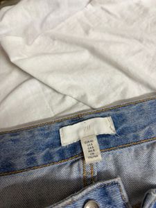 ORIGINAL H&amp;M Light Blue Distressed Ripped Jeans