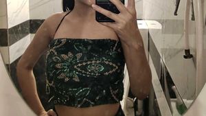 Emerald Green padded tube top💚