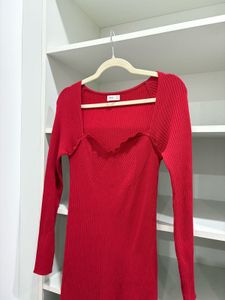 Mango Ribbed Dress