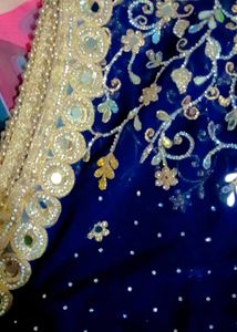 heavy diamond work sharara suit