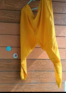 Elegant Yellow Maxi Dress kurta set