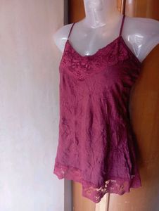 Purple Lace Mini Dress