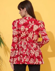 Casual Regular Sleeves Printed Women Top