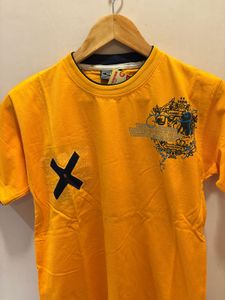 Yellow Graphic Print T-Shirt