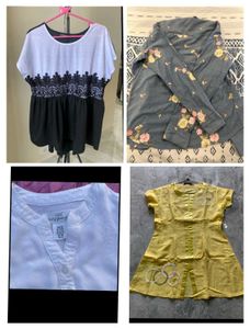 combo of 4 Tops & Tunics