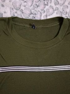 Casual Olive Green Tshirt
