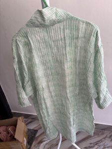 Men's Striped Linen Shirt Westside Nuon brand