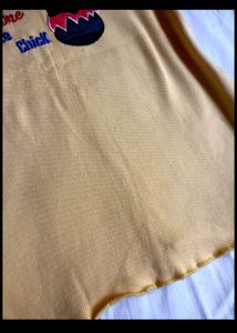 NEW! Cotton Ribbed Yellow Top