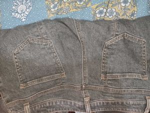 Women's Grey Bootcut Jeans