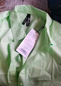 Light Green Collared Shirt