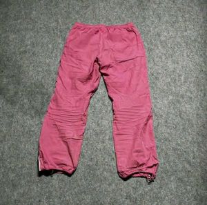 Pink Track Pants with Side Stripe