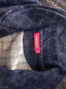 Girl's Navy Blue Coat