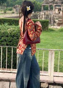 Wide Leg Washed Blue Jeans - Stylish Denim