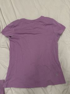Lavender Tee &amp; Shorts Set