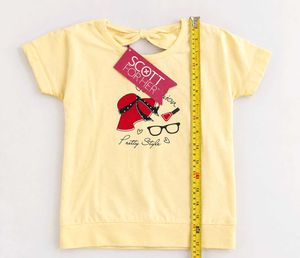 Cute Yellow Graphic T-Shirt for girls