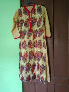 Cream Colour Beautiful Kurta