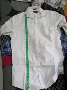 Shirt At Good Condition White FULL SLEEVE COTTON