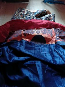 Elegant Blue and orange lehenga