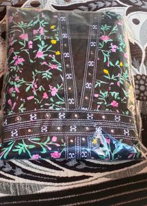 Floral Print Anarkali Kurti And Dupatta