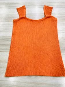 beautiful orange crop top